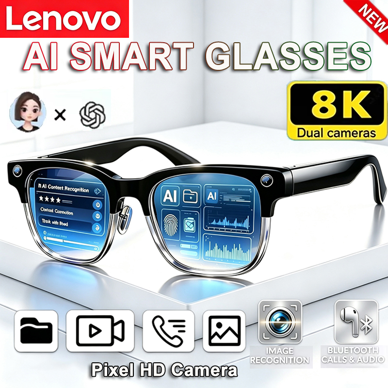Smart Glasses Lens - نظارات لينوفو الذكية بدقة 8K HD
