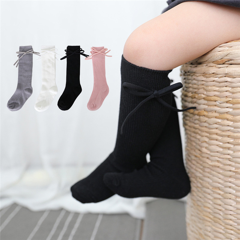 Baby Sock Oximeter - جوارب قطنية ناعمة عالية الركبة للفتيات