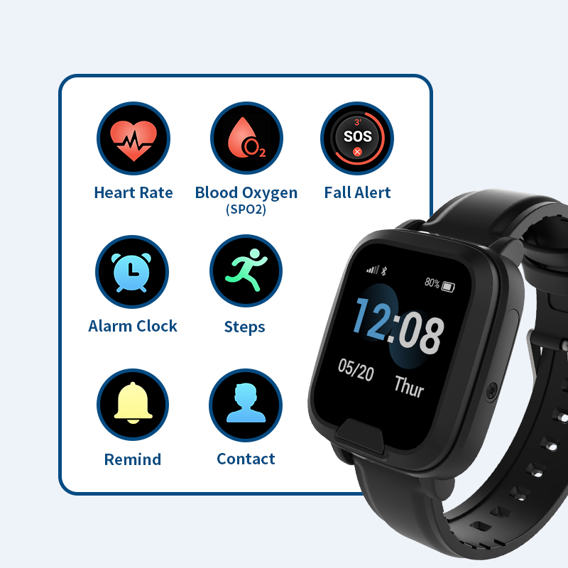 ساعة طبية ذكية بتقنية 4G مع نظ - مراجعة Fall Detection Watch وسعره