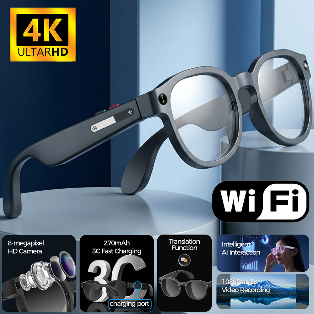 نظارات ذكية بتقنية الذكاء الاص - مراجعة Smart Glasses Lens وسعره