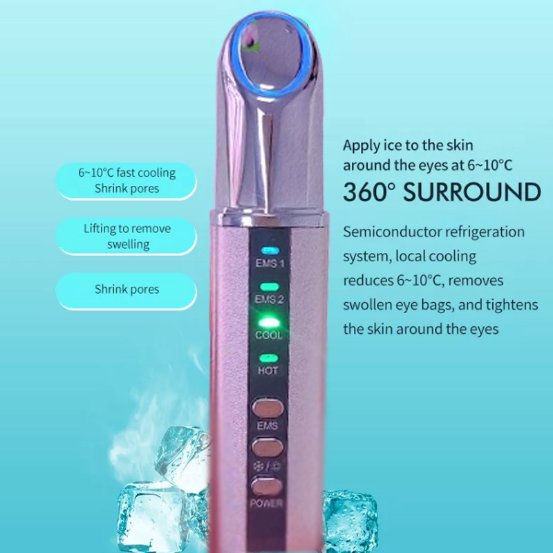 مدلك العين موجة الصوت الاهتزاز - مراجعة Galvanic Skin Sensor وسعره