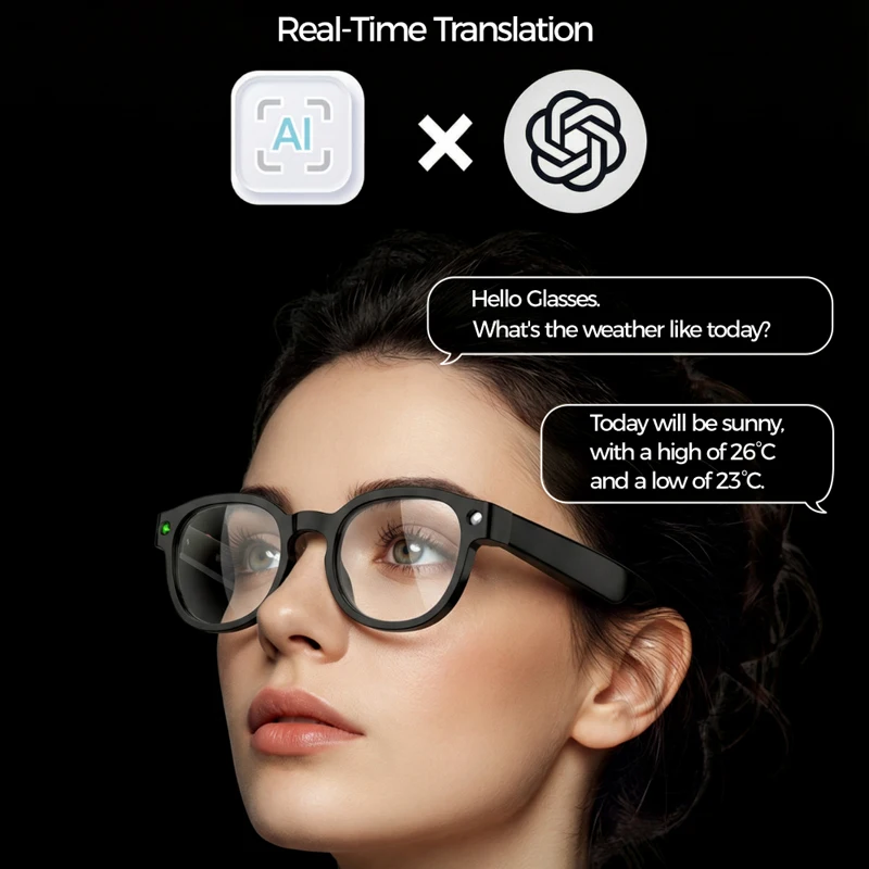 نظارات ذكية بكاميرا عالية الدق - مراجعة Smart Glasses Lens وسعره